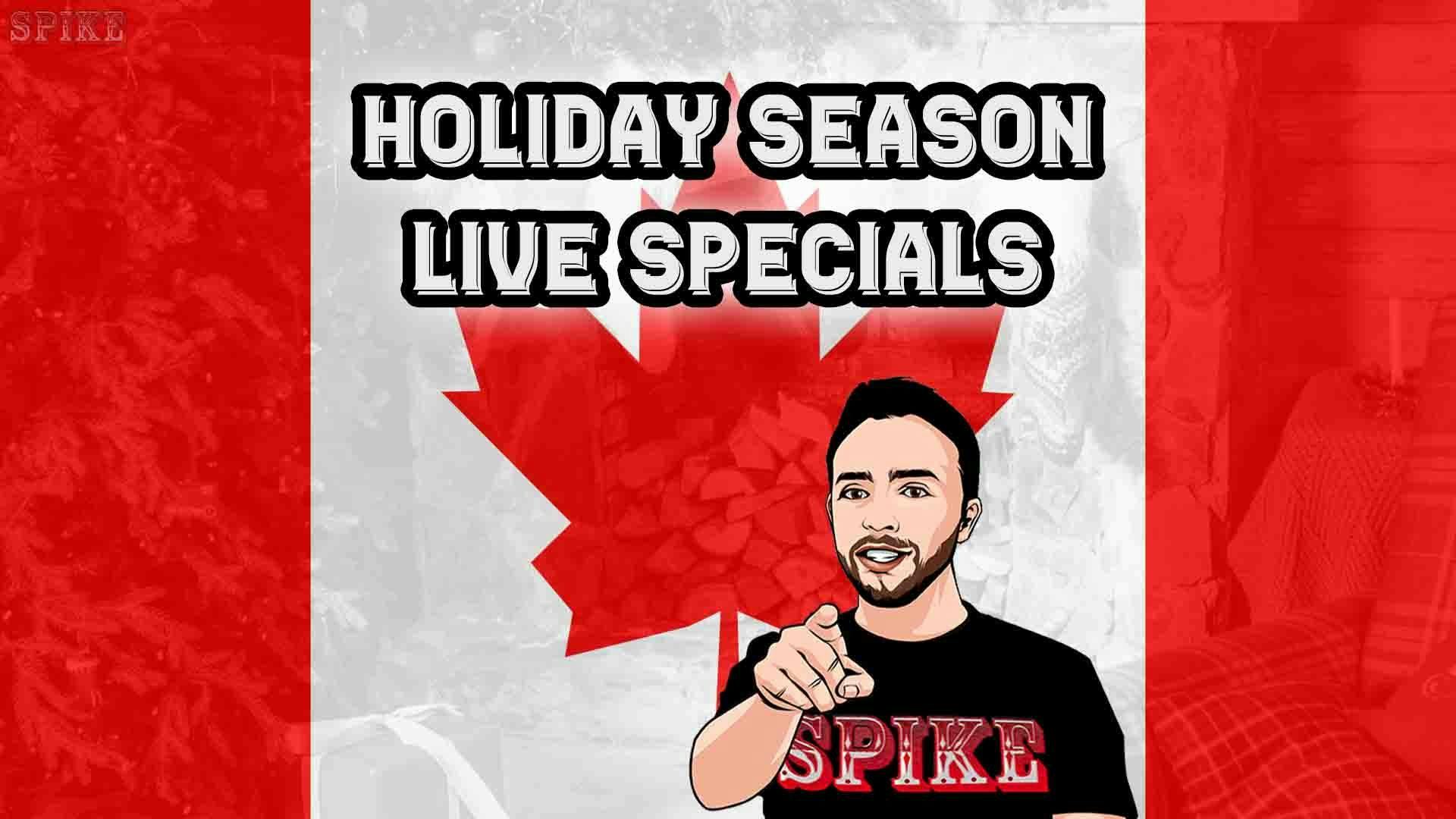 Holiday Live Gaming Specials